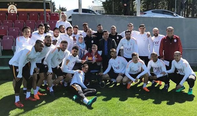 Galatasaray idmanında sürpriz misafir!