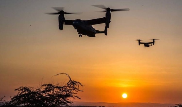 ABD'de askeri helikopter düştü!
