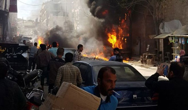 El Bab'da bombalı saldırı! Çok sayıda ölü var...