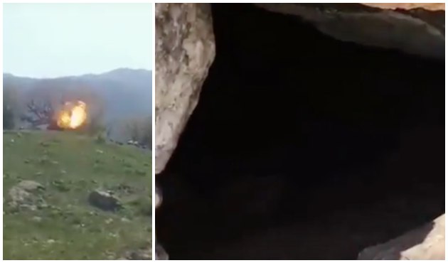 Komandolar Cudi Dağı'nda terörist inine girdi! / VİDEO