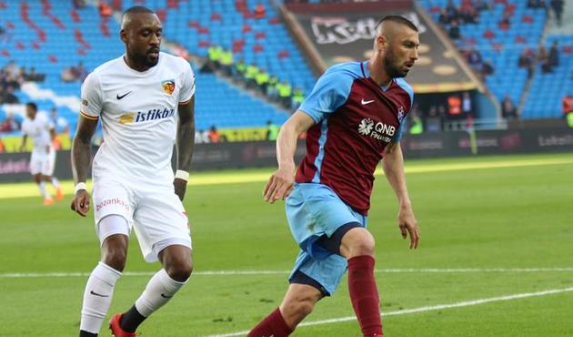 Trabzonspor'dan Kayserispor'a 4 gol!