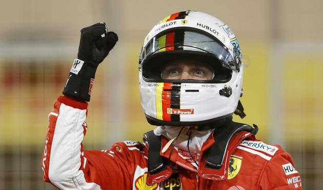 Bahreyn'de pole pozisyonu Vettel'in!
