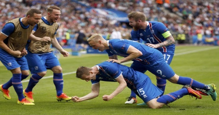 İzlanda Avusturya'yı 2-1 mağlup etti