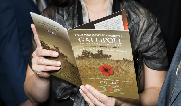 57. Alay-Gelibolu Senfonisi,Londra’da Uluslararası Prömiyeri'ni yaptı...