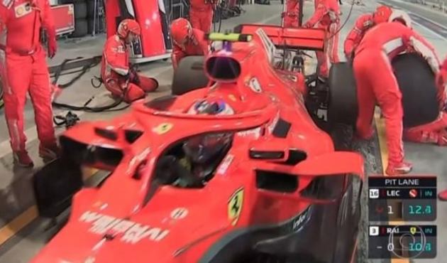Kimi Raikkonen takım arkadaşının bacağını ezdi! /VİDEO