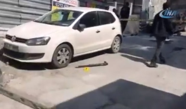 Taksim'de otele ateş açıldı! / VİDEO