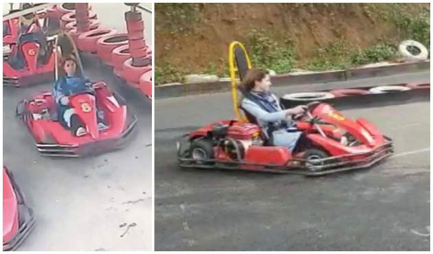 Go-kart faciasının görüntüleri ortaya çıktı / VİDEO