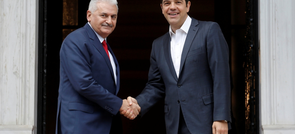 Başbakan Yıldırım, Yunan mevkidaşı Çipras ile görüştü...