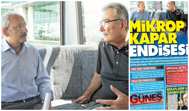 Kılıçdaroğlu'nu ise Baykal "mikrop kapar" diye odaya almadılar!