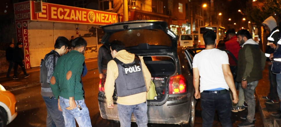 Diyarbakır’da hava destekli asayiş uygulaması...