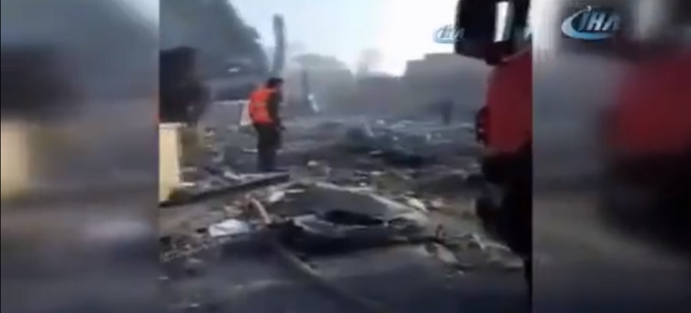 İşte Suriye'de vurulan o tesis! / VİDEO