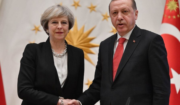 Cumhurbaşkanı Erdoğan, May ile görüştü!