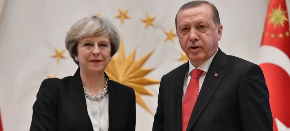 Cumhurbaşkanı Erdoğan, May ile görüştü!