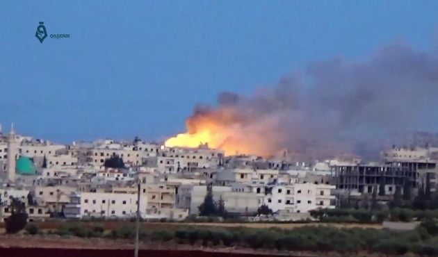 Halep’te İran Askeri Üssü’nde şiddetli patlama
