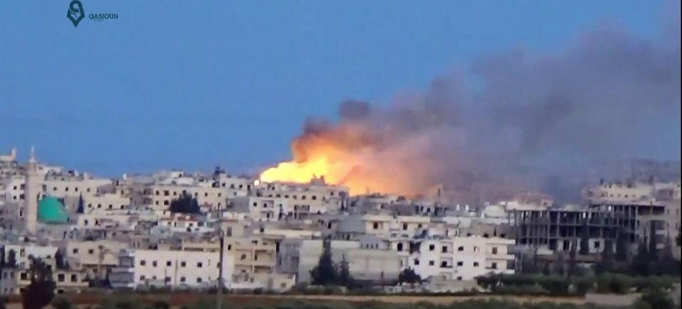 Halep’te İran Askeri Üssü’nde şiddetli patlama