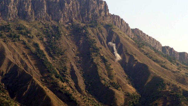 PKK'lılar havan ve uzun namlulu silahlarla saldırdı