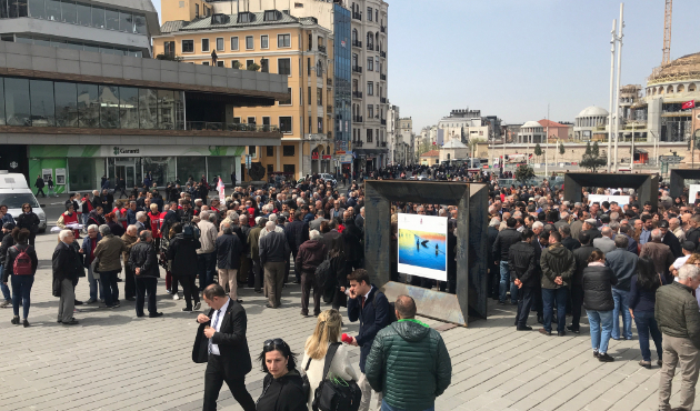 Eylem yapmak isteyen CHP'lilere izin verilmedi!