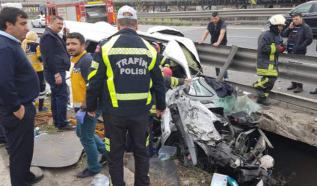 Ölümlü kazada Kocaeli Valisi'nin eşi de yaralandı!