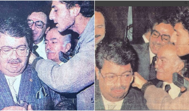 Özal'ı ensesinden tutup "muayene" eden gazeteci...
