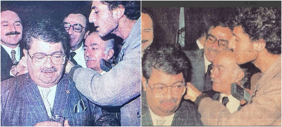 Özal'ı ensesinden tutup "muayene" eden gazeteci...
