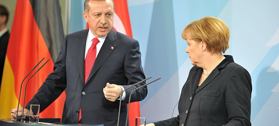Cumhurbaşkanı Erdoğan Merkel ile görüştü...