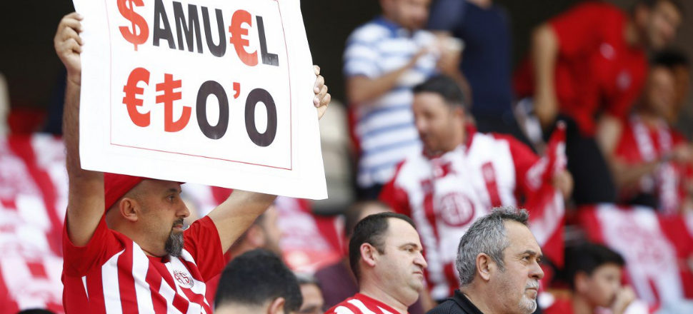 Eto'o'dan Antalyaspor tribünlerine şok hareket...