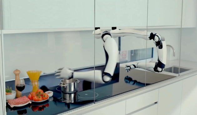 Yemek yapan robot üretildi!