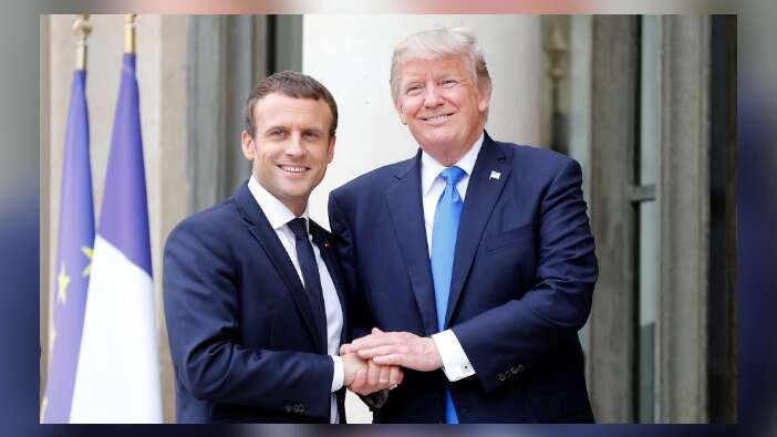 Macron, Trump ile görüşecek!