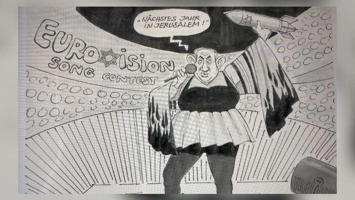 Netanyahu'yu çizen Alman karikatürist işten atıldı
