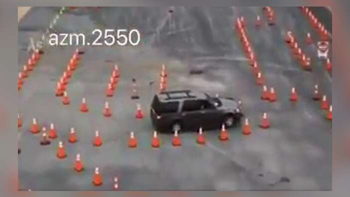 Amerika'da polislere verilen sürüş eğitimi...