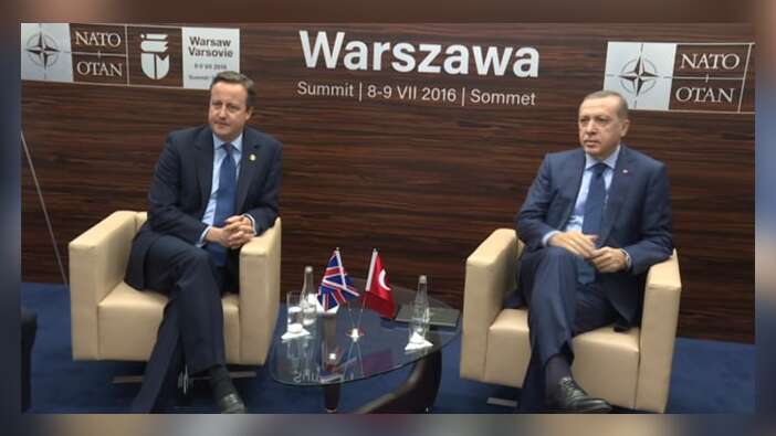 Cumhurbaşkanı Erdoğan Cameron ile görüştü