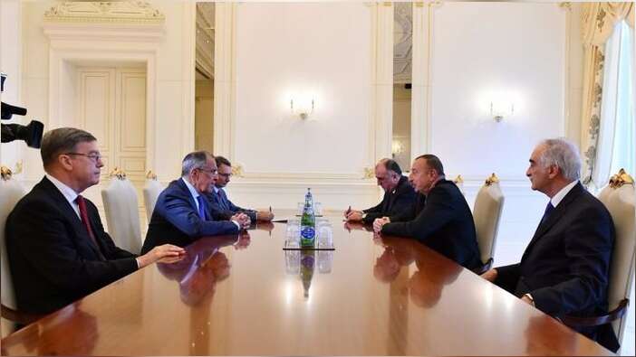 Lavrov Karabağ için Azerbaycan'da!