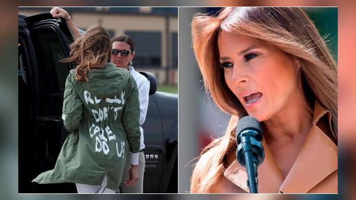 First Lady'den yazılı ceketle Trump göndermesi!
