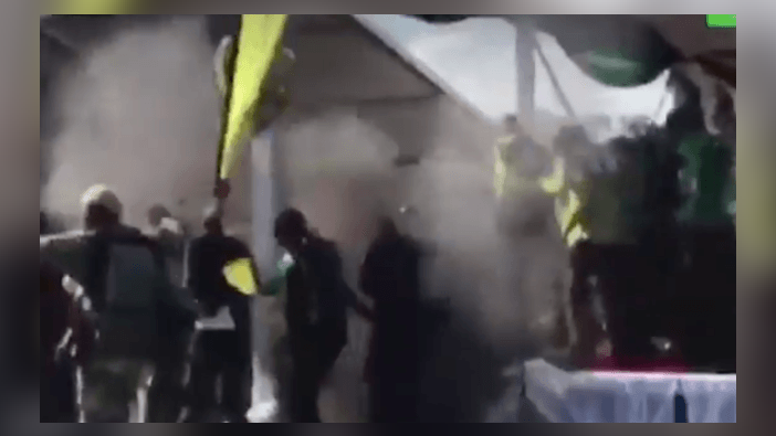 Zimbabve Devlet Başkanı'na bombalı saldırı! / VİDEO