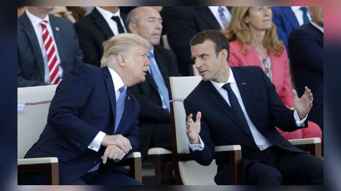 Trump'tan Macron'a AB'den ayrıl tavsiyesi...