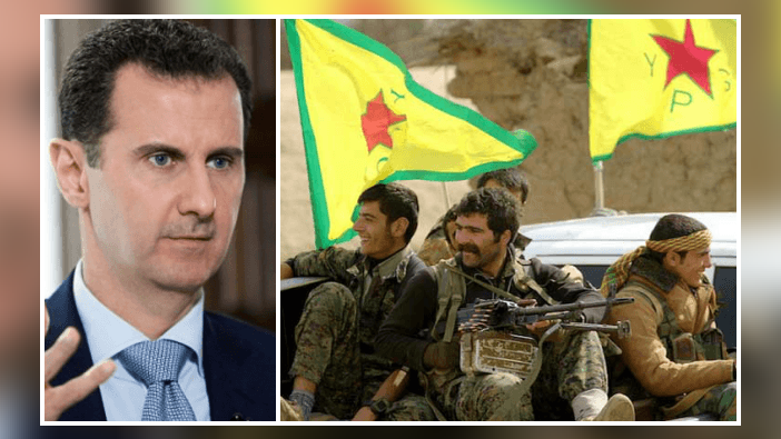 İhanet örgütü YPG Esed ile Şam'da masaya oturdu!