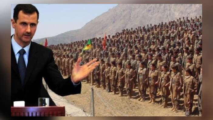 PKK/PYD ile Esed el sıkıştı!