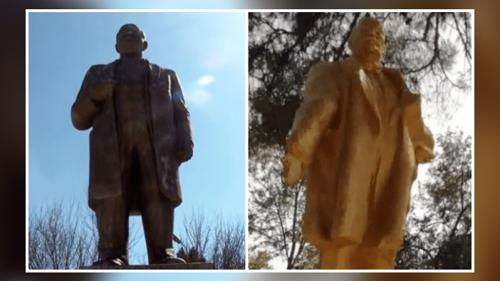 İmamlar Lenin heykeli için para topladı!