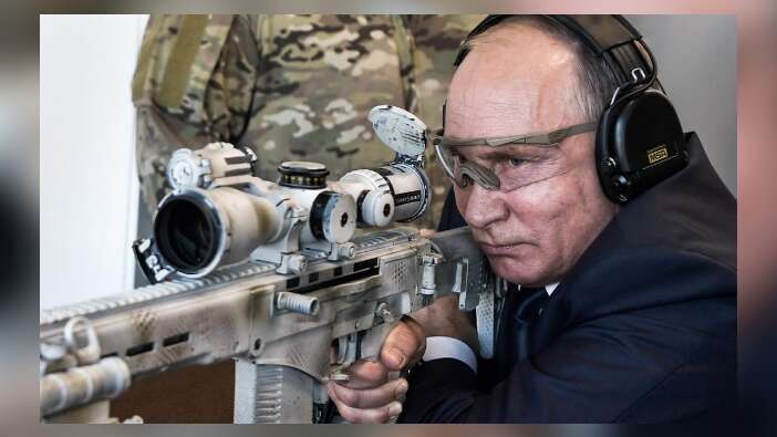 Putin'den sniper şov...