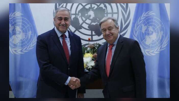 Akıncı, BM Genel Sekreteri Guterres ile görüştü!