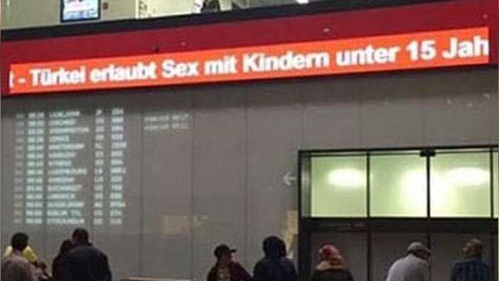 Aşağılıksınız! Viyana havaalanında küfür gibi Türkiye iftirası...