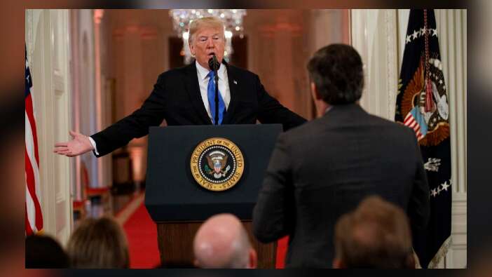 Trump istedi CNN muhabirine yasak geldi!