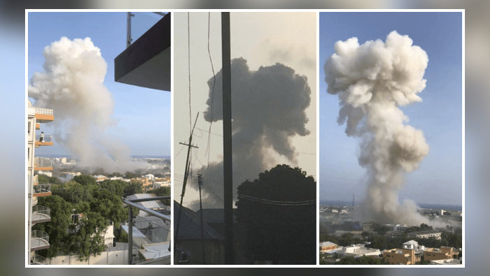 Somali'nin başkenti 3 bombalı saldırı ile sarsıldı!