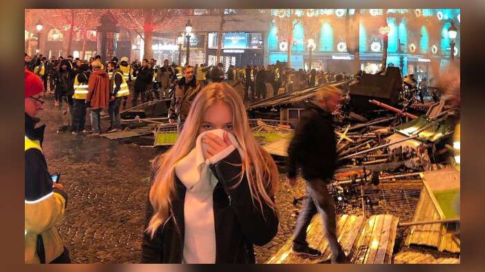 Paris'teki gösterilerde sürpriz isim...