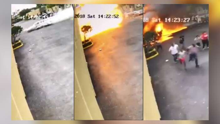 ABD'de uçak terapi merkezine düştü...