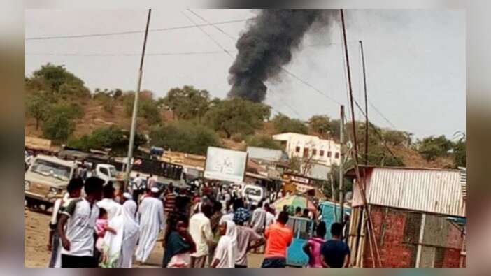 Sudan'ın doğusunda uçak düştü!