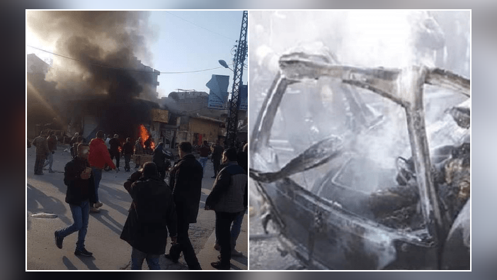 Lazkiye'de bomba yüklü araçla saldırı!