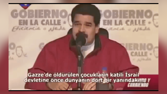 Venezuela Devlet Başkanı Maduro’nun tarihe geçen Filistin konuşması!
