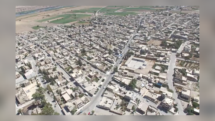 İşte DAEŞ sonrası kuş bakışı Cerablus