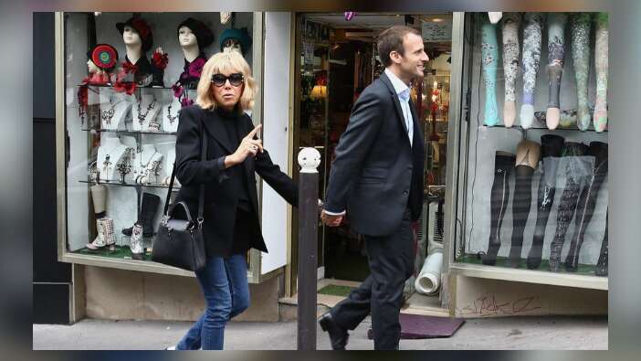 Brigitte Macron'un ayakkabıları olay oldu...